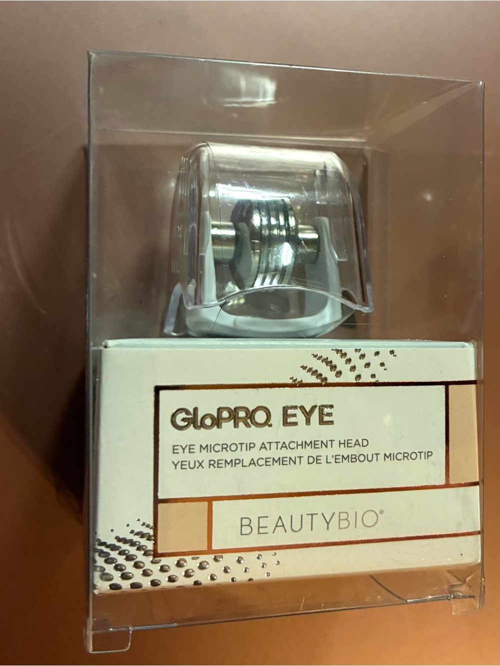 BeautyBio GloPRO Eye Microtip Attachment Head White Micro-needle eye/lip areaNew